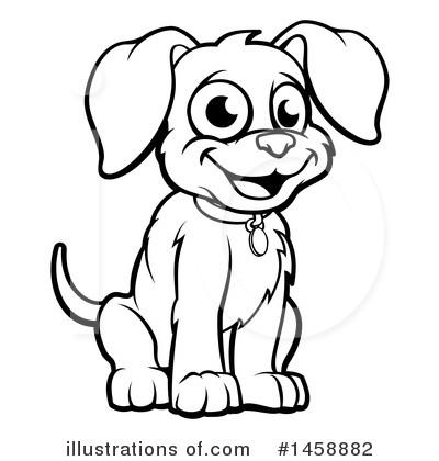 Royalty-Free (RF) Dog Clipart Illustration by AtStockIllustration - Stock Sample #1458882