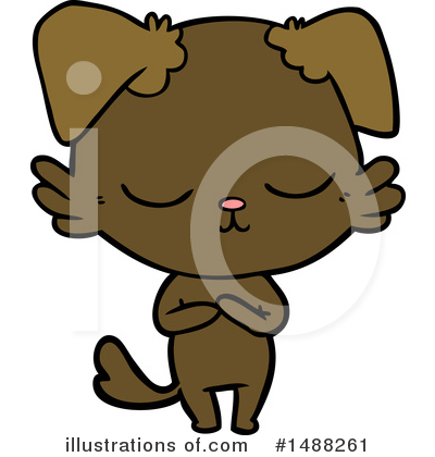 Royalty-Free (RF) Dog Clipart Illustration by lineartestpilot - Stock Sample #1488261