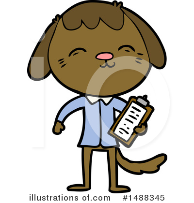 Royalty-Free (RF) Dog Clipart Illustration by lineartestpilot - Stock Sample #1488345