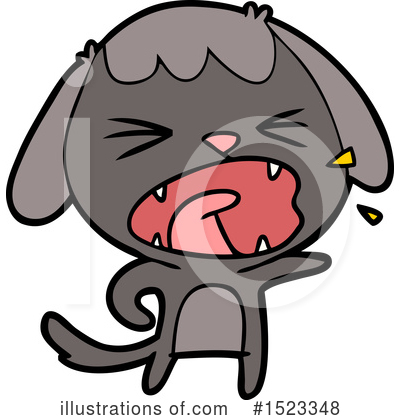 Royalty-Free (RF) Dog Clipart Illustration by lineartestpilot - Stock Sample #1523348