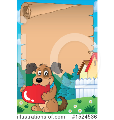 Royalty-Free (RF) Dog Clipart Illustration by visekart - Stock Sample #1524536