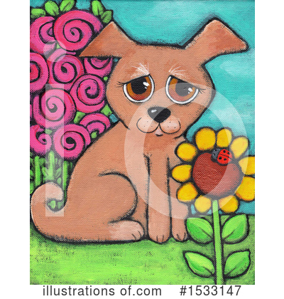 Royalty-Free (RF) Dog Clipart Illustration by Maria Bell - Stock Sample #1533147