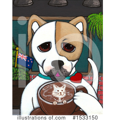 Royalty-Free (RF) Dog Clipart Illustration by Maria Bell - Stock Sample #1533150