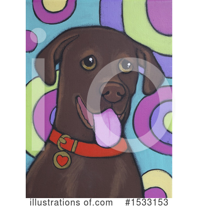 Chocolate Lab Clipart #1533153 by Maria Bell