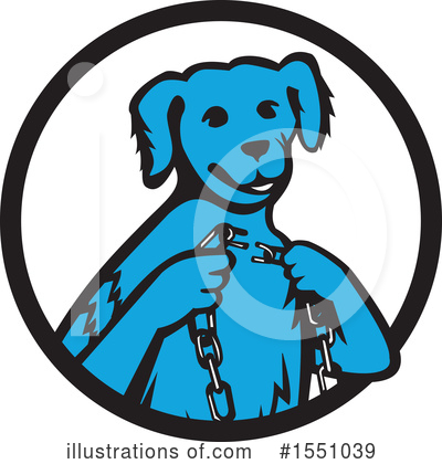Royalty-Free (RF) Dog Clipart Illustration by patrimonio - Stock Sample #1551039