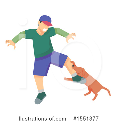 Dog Attack Clipart #1551377 by BNP Design Studio