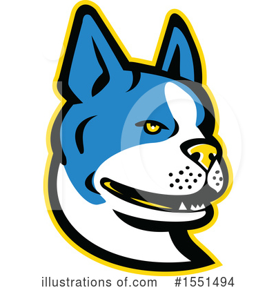 Boston Terrier Clipart #1551494 by patrimonio