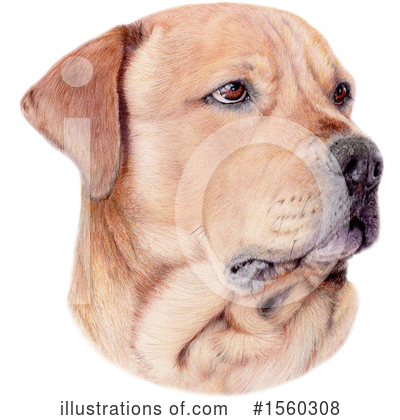 Royalty-Free (RF) Dog Clipart Illustration by Maria Bell - Stock Sample #1560308