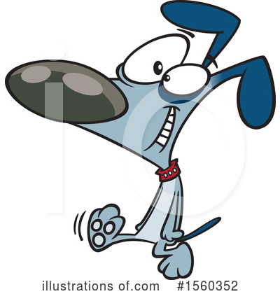 Royalty-Free (RF) Dog Clipart Illustration by toonaday - Stock Sample #1560352
