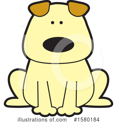 Royalty-Free (RF) Dog Clipart Illustration by Johnny Sajem - Stock Sample #1580184