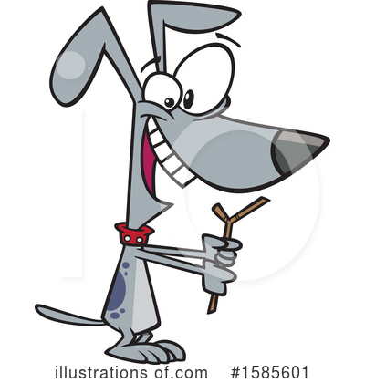 Royalty-Free (RF) Dog Clipart Illustration by toonaday - Stock Sample #1585601