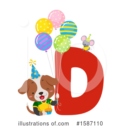 Royalty-Free (RF) Dog Clipart Illustration by BNP Design Studio - Stock Sample #1587110