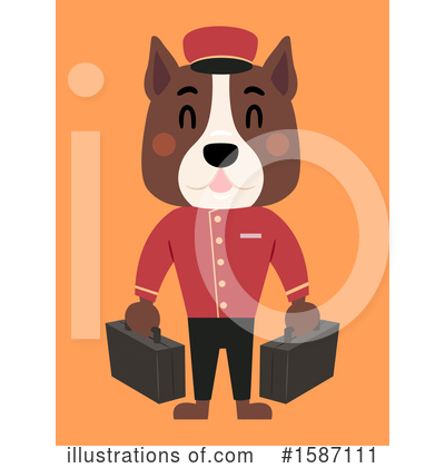 Royalty-Free (RF) Dog Clipart Illustration by BNP Design Studio - Stock Sample #1587111