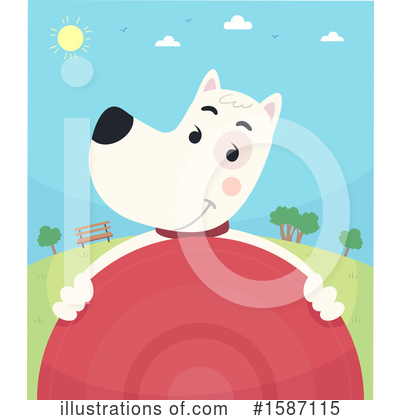 Royalty-Free (RF) Dog Clipart Illustration by BNP Design Studio - Stock Sample #1587115