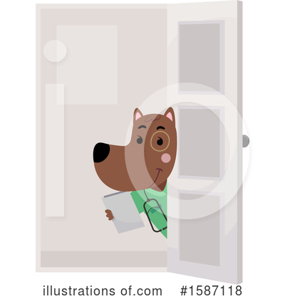 Royalty-Free (RF) Dog Clipart Illustration by BNP Design Studio - Stock Sample #1587118