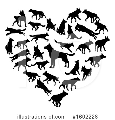 Royalty-Free (RF) Dog Clipart Illustration by AtStockIllustration - Stock Sample #1602228