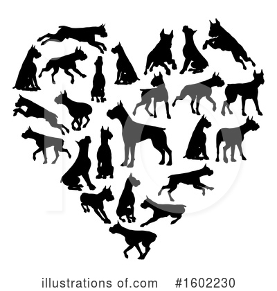 Boxer Dog Clipart #1602230 by AtStockIllustration