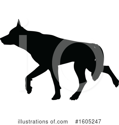 German Shepherd Clipart #1605247 by AtStockIllustration
