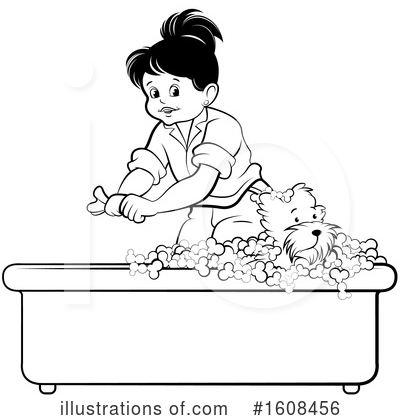 Bath Tub Clipart #1608456 by Lal Perera