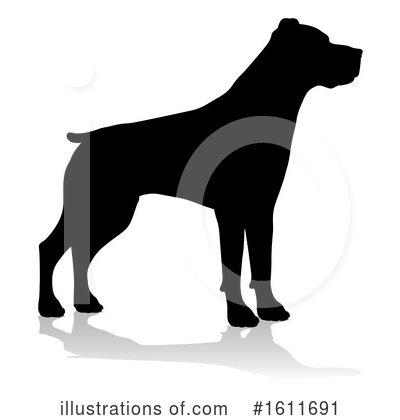 Royalty-Free (RF) Dog Clipart Illustration by AtStockIllustration - Stock Sample #1611691