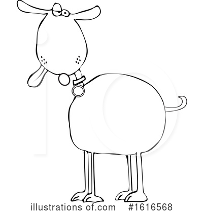 Royalty-Free (RF) Dog Clipart Illustration by djart - Stock Sample #1616568