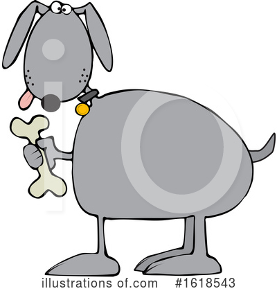 Royalty-Free (RF) Dog Clipart Illustration by djart - Stock Sample #1618543
