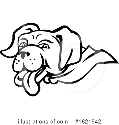 Royalty-Free (RF) Dog Clipart Illustration by patrimonio - Stock Sample #1621942