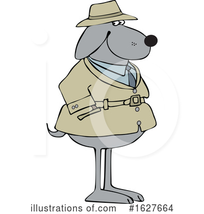 Royalty-Free (RF) Dog Clipart Illustration by djart - Stock Sample #1627664