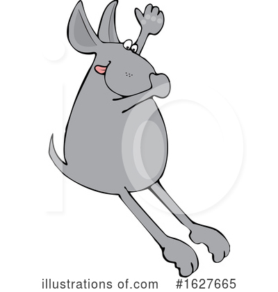 Royalty-Free (RF) Dog Clipart Illustration by djart - Stock Sample #1627665
