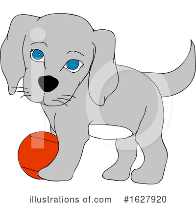 Royalty-Free (RF) Dog Clipart Illustration by elaineitalia - Stock Sample #1627920
