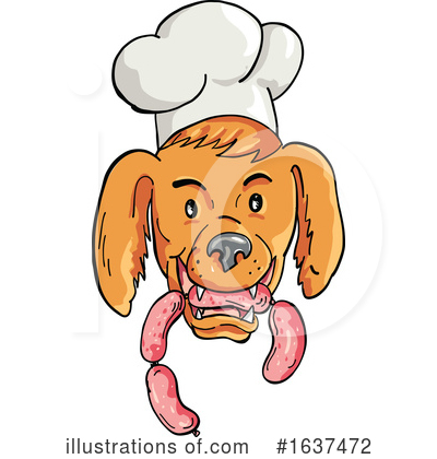 Royalty-Free (RF) Dog Clipart Illustration by patrimonio - Stock Sample #1637472