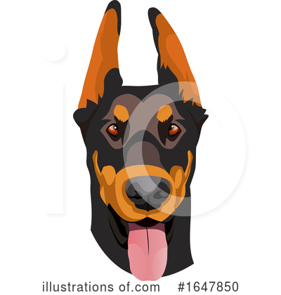Royalty-Free (RF) Dog Clipart Illustration by Morphart Creations - Stock Sample #1647850