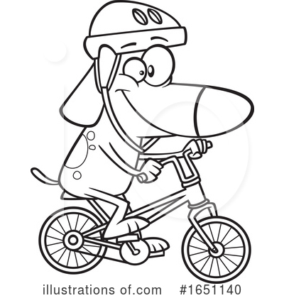 Bicycle Clipart #1651140 by toonaday