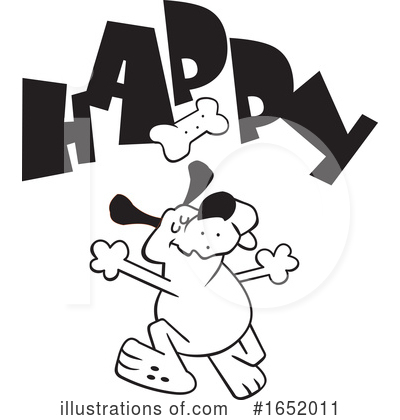 Royalty-Free (RF) Dog Clipart Illustration by Johnny Sajem - Stock Sample #1652011