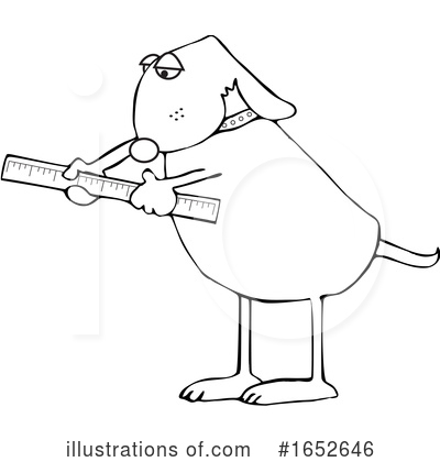 Royalty-Free (RF) Dog Clipart Illustration by djart - Stock Sample #1652646