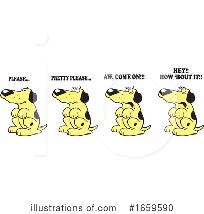 Begging Clipart #1659590 by Johnny Sajem