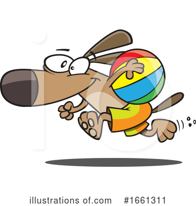 Dog Clipart #1661311 by toonaday