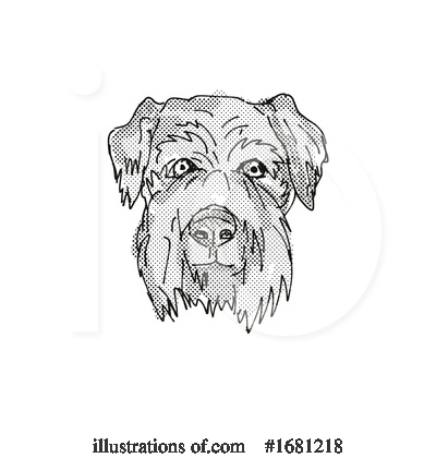 Royalty-Free (RF) Dog Clipart Illustration by patrimonio - Stock Sample #1681218