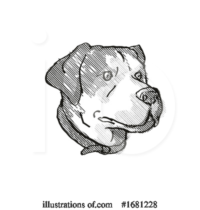 Royalty-Free (RF) Dog Clipart Illustration by patrimonio - Stock Sample #1681228