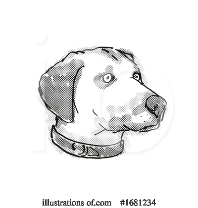 Royalty-Free (RF) Dog Clipart Illustration by patrimonio - Stock Sample #1681234