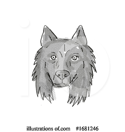 Royalty-Free (RF) Dog Clipart Illustration by patrimonio - Stock Sample #1681246