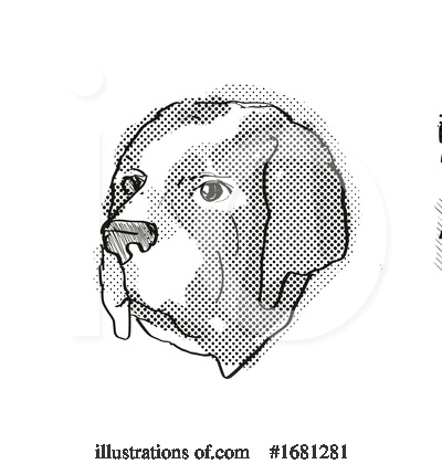 Royalty-Free (RF) Dog Clipart Illustration by patrimonio - Stock Sample #1681281
