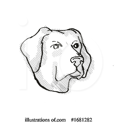 Royalty-Free (RF) Dog Clipart Illustration by patrimonio - Stock Sample #1681282