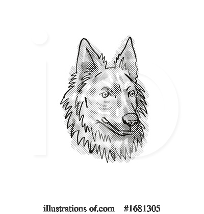 Royalty-Free (RF) Dog Clipart Illustration by patrimonio - Stock Sample #1681305