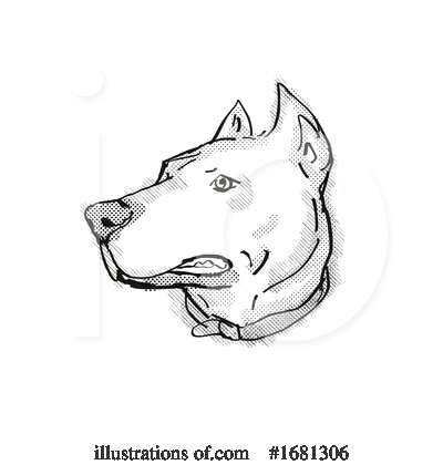 Royalty-Free (RF) Dog Clipart Illustration by patrimonio - Stock Sample #1681306