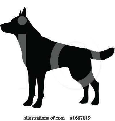 Royalty-Free (RF) Dog Clipart Illustration by AtStockIllustration - Stock Sample #1687019