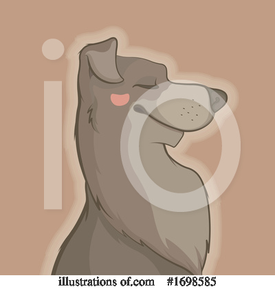 Royalty-Free (RF) Dog Clipart Illustration by Pushkin - Stock Sample #1698585