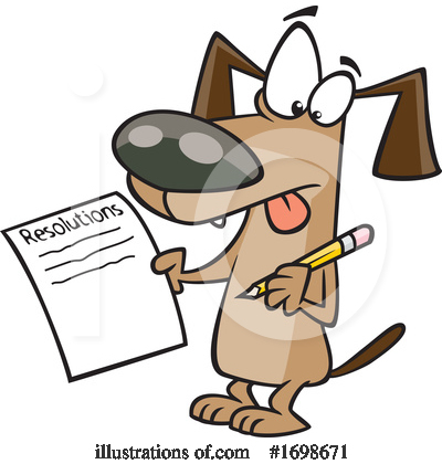 Dog Clipart #1698671 by toonaday