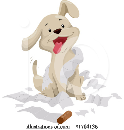 Royalty-Free (RF) Dog Clipart Illustration by BNP Design Studio - Stock Sample #1704136