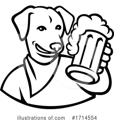 Royalty-Free (RF) Dog Clipart Illustration by patrimonio - Stock Sample #1714554